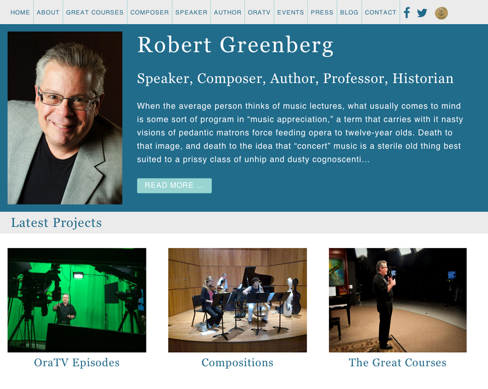 robertgreenbergmusic.com | Robert Greenberg New Website